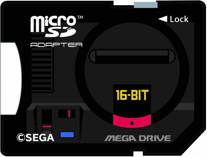 Mega Drive microSDHC card + SD Adapter Set (16 GB) image 4