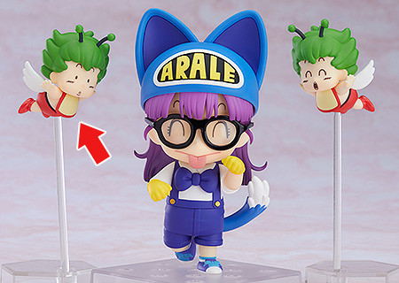 Nendoroid No. 1009 Dr. Slump Arale Chan: Arale Norimaki Cat Ears Ver. & Gatchan [Good Smile Company Online Shop Limited Ver.] image 2