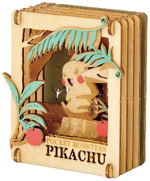 Pokemon Paper Theater Wood Style - Pikachu