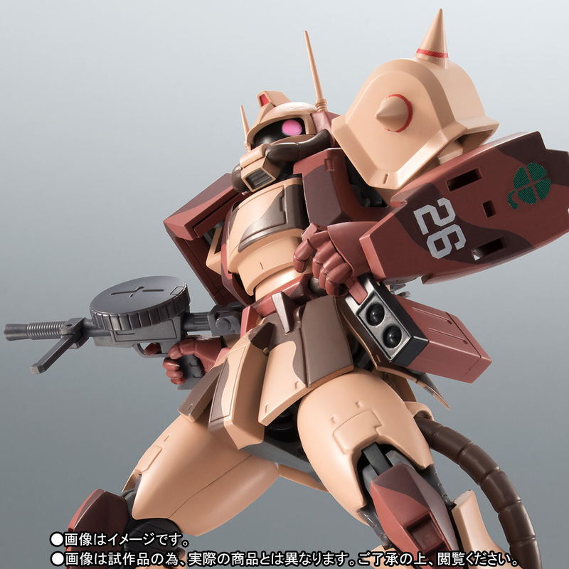 Robot Spirits Side MS Mobile Suit Variations: MS-06D Zaku Desert Type Caracal Corps ver. A.N.I.M.E. image 2