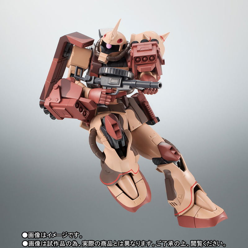 Robot Spirits Side MS Mobile Suit Variations: MS-06D Zaku Desert Type Caracal Corps ver. A.N.I.M.E. image 7