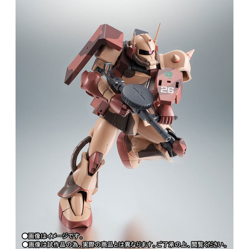 Robot Spirits Side MS Mobile Suit Variations: MS-06D Zaku Desert Type Caracal Corps ver. A.N.I.M.E. image 8
