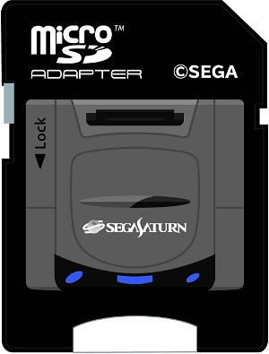 Sega Saturn microSDHC card + SD Adapter Set (16 GB)