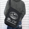 Yurucamp Shoulder Tote Bag Black thumbnail 2