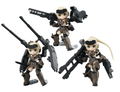 Desktop Army Frame Arms Girl KT-321f Gourai Series Ver. 1.2 (Set of 3 pieces) thumbnail 1