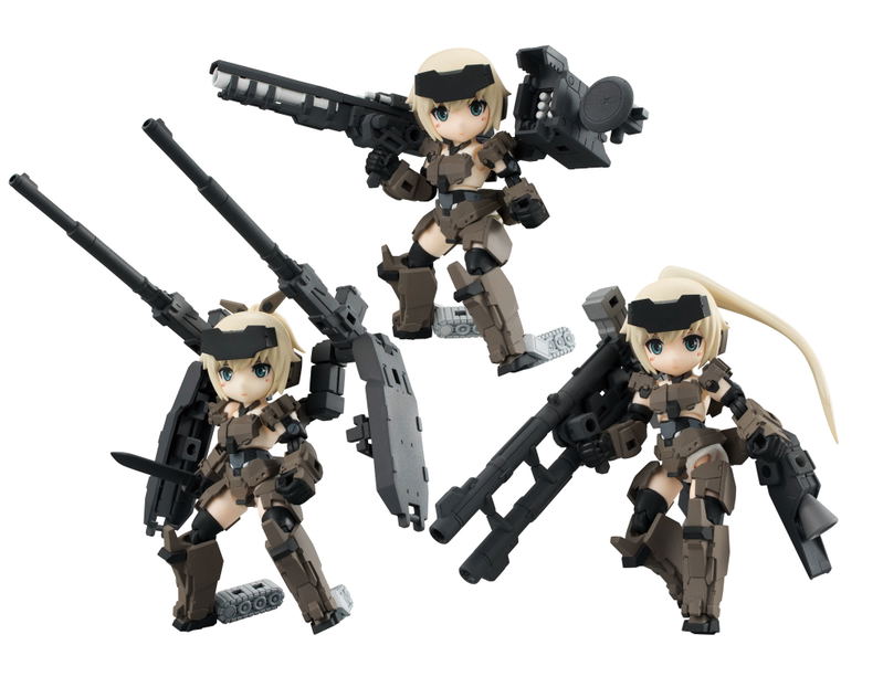 Desktop Army Frame Arms Girl KT-321f Gourai Series Ver. 1.2 (Set of 3 pieces) image 1