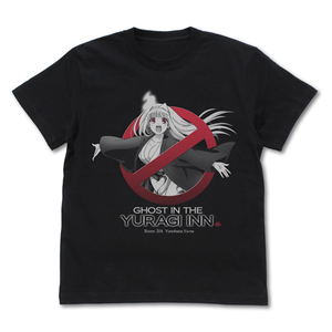 Yuuna And The Haunted Hot Springs - Ghost In The Yuragi Inn Yuuna T-shirt Black (S Size)_