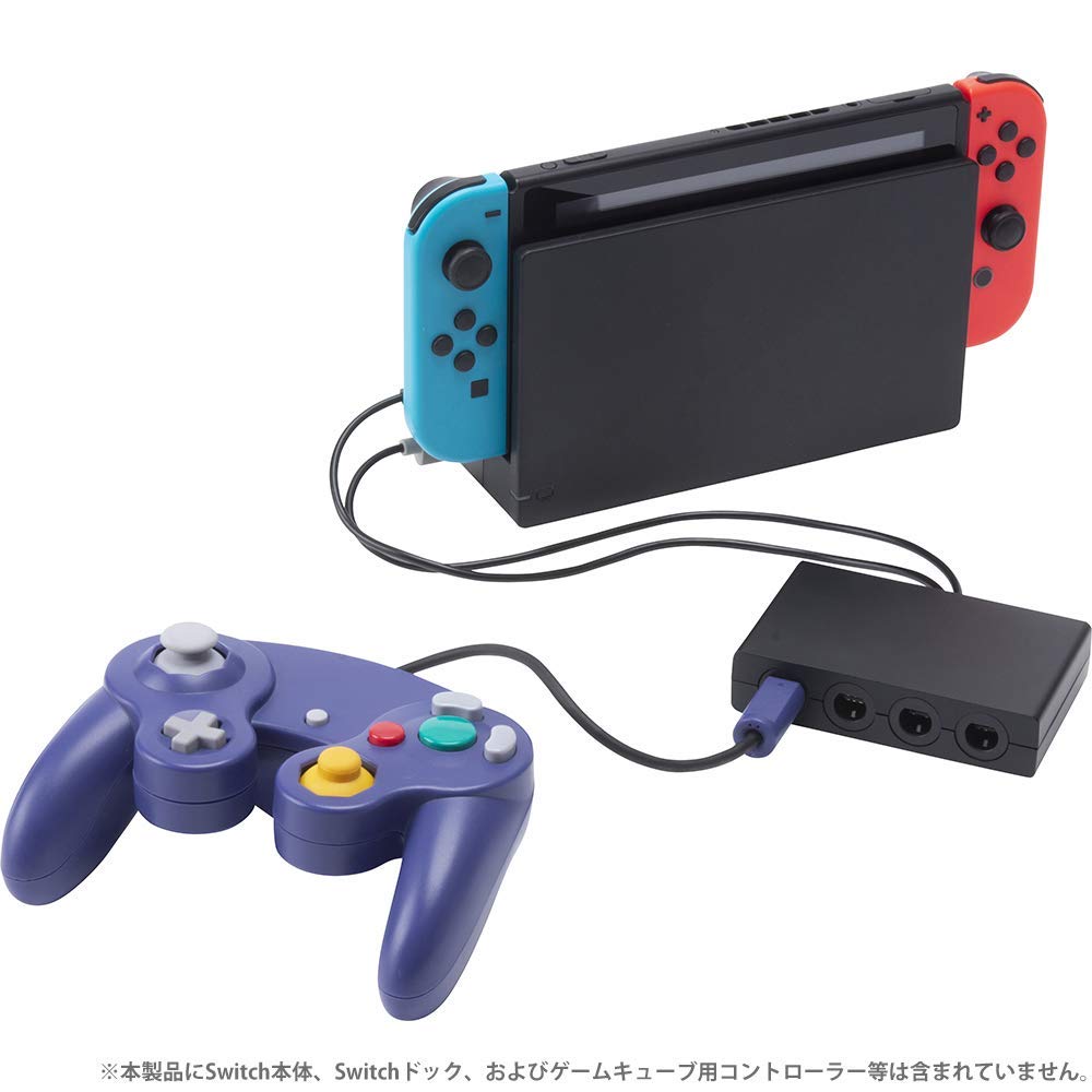 GCコン４点セット＋Switch用コンバーター Cyber Gadget GC Controller Conversion Adapter for Nintendo Switch