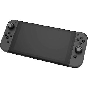 CYBER · Neko-chan Analog Stick Cover for Nintendo Switch Joy-Con (Black x Gray)