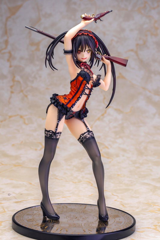 Date A Live 1/7 Scale Pre-Painted Figure: Kurumi Tokisaki Lingerie Ver. [AmiAmi Limited Edition] image 2