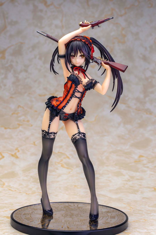 Date A Live 1/7 Scale Pre-Painted Figure: Kurumi Tokisaki Lingerie Ver. [AmiAmi Limited Edition] image 4