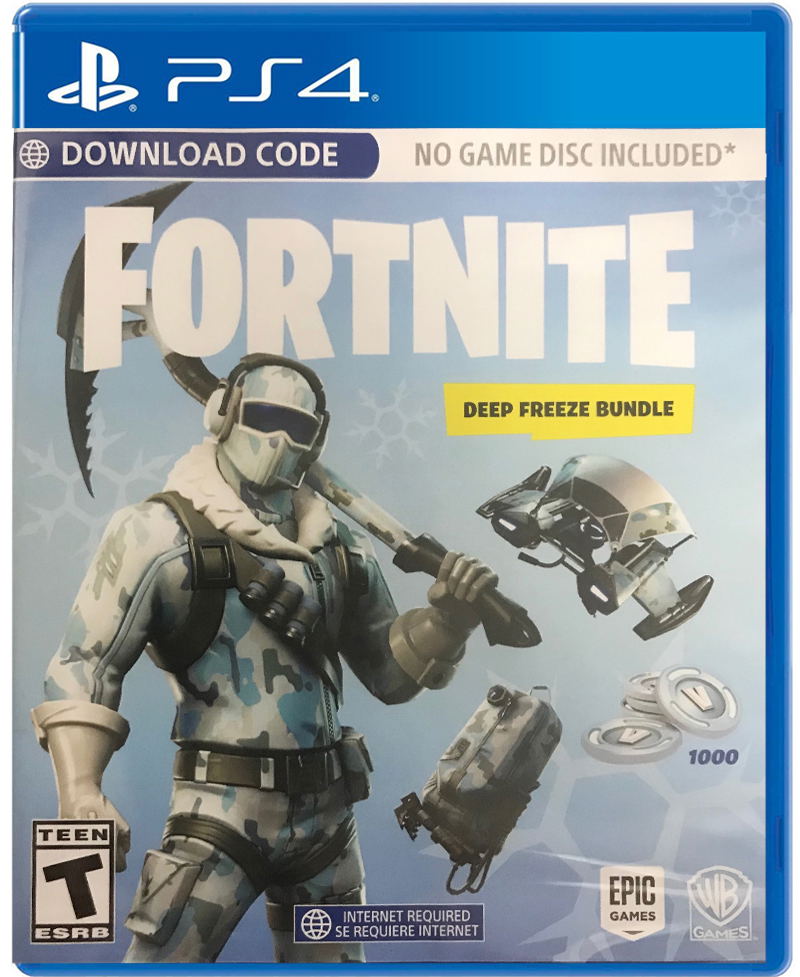Fortnite: Deep Freeze Bundle (Code in a box) for PlayStation 4