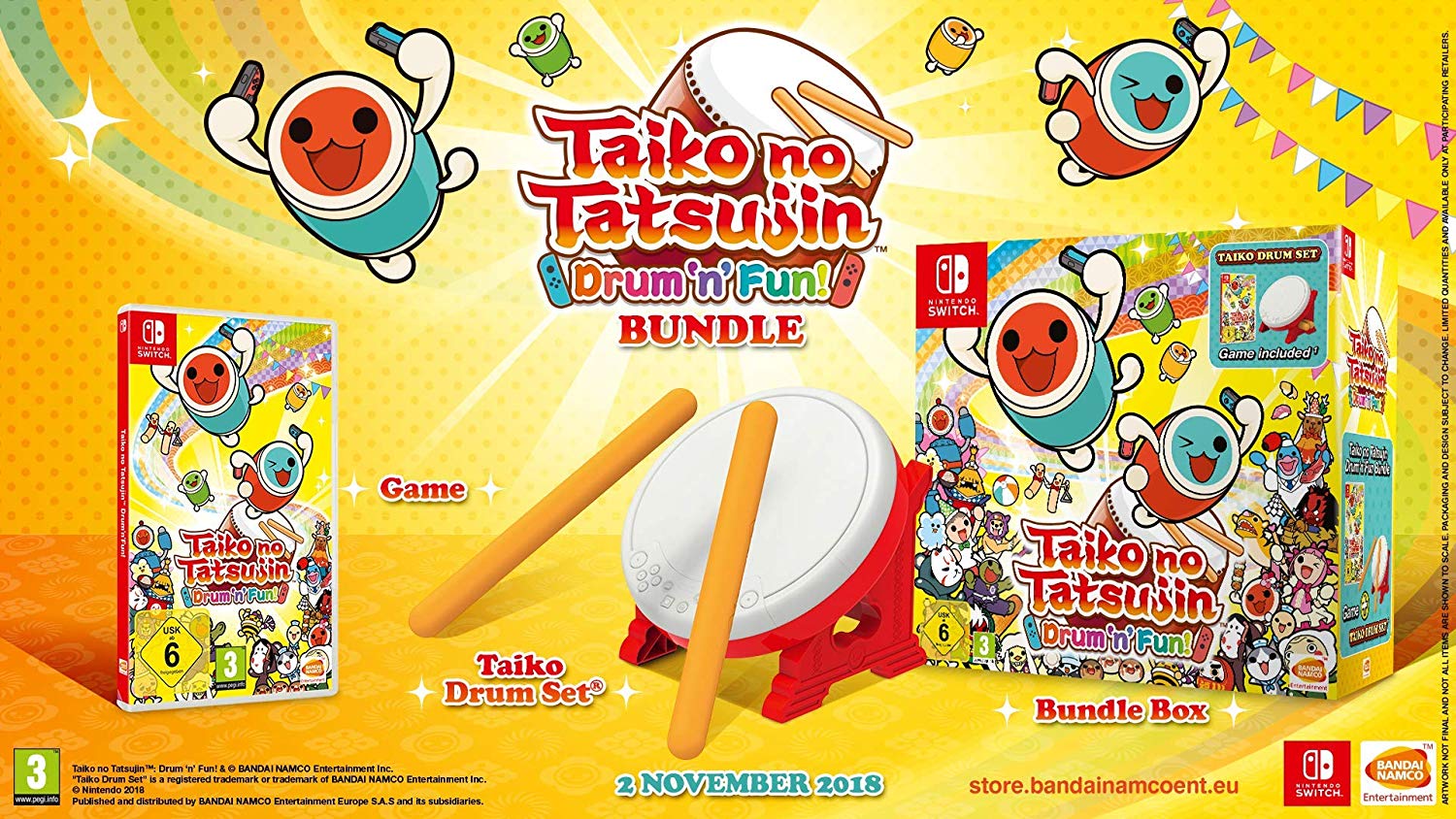 Taiko no Tatsujin: Drum'n'Fun! - Trailer de lançamento (Nintendo