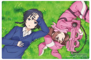 Bushiroad Rubber Mat Collection Vol. 218 Sword Art Online Alternative Gun Gale Online Llenn & Karen_