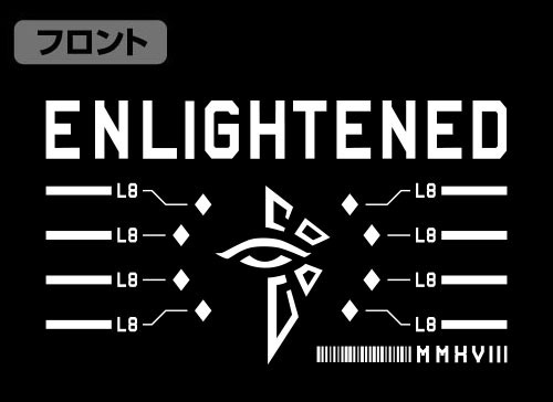Ingress The Animation - Enlightened Patch Base Work Shirt Black (XL Size) image 4