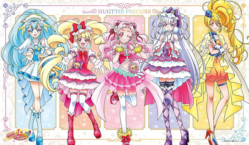 Hugtto! PreCure Character Rubber Mat: Hugtto! PreCure C ENR-031 image 1