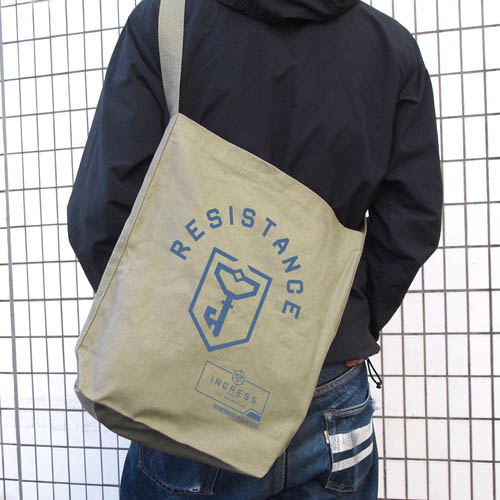 Ingress The Animation - Resistance Shoulder Tote Bag Sand Khaki image 2