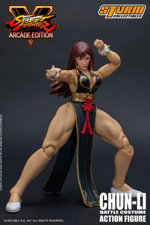 Street Fighter V 1/12 Scale Pre-Painted Action Figure: Chun-Li Battle Costume_