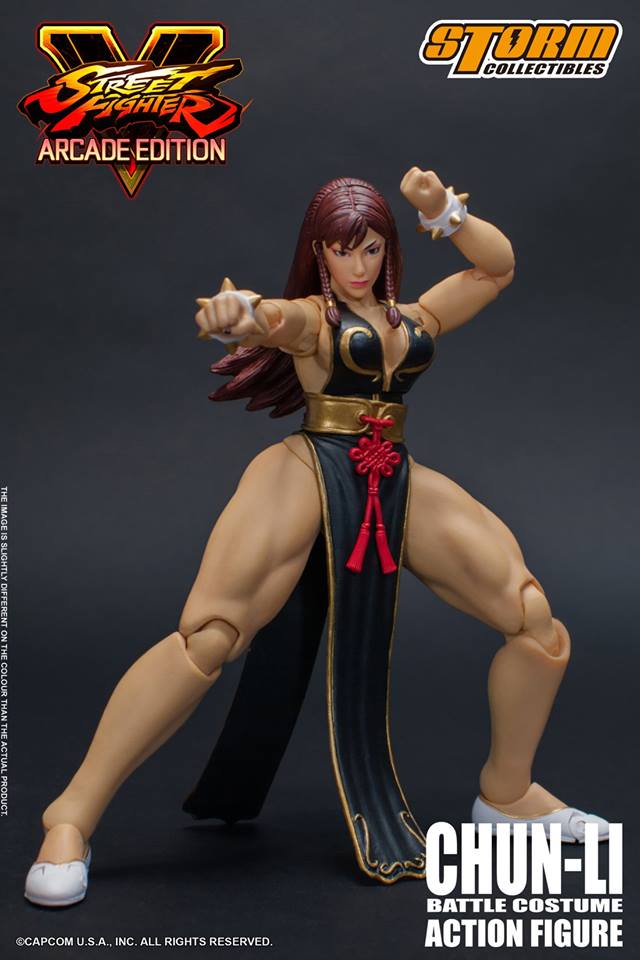 Street Fighter V 1/12 Scale Pre-Painted Action Figure: Chun-Li Battle Costume image 1