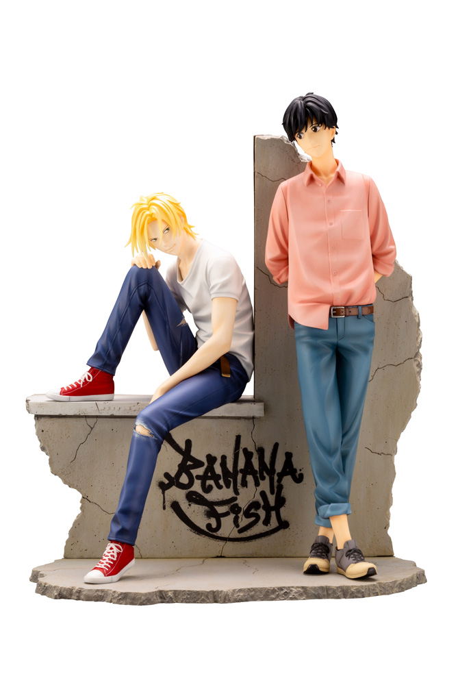 ARTFX J Banana Fish 1/8 Scale Pre-Painted Figure: Ash & Eiji image 1