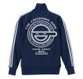 Ghost In The Shell Stand Alone Complex - The Laughing Man Jersey Navy x White (XL Size) thumbnail 1