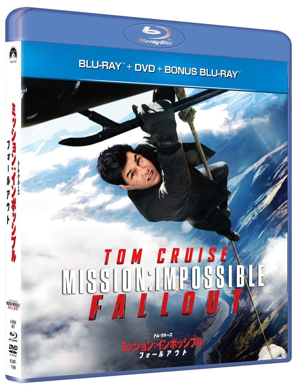 Mission Impossible Fallout Blu ray DVD Set Bonus Blu ray