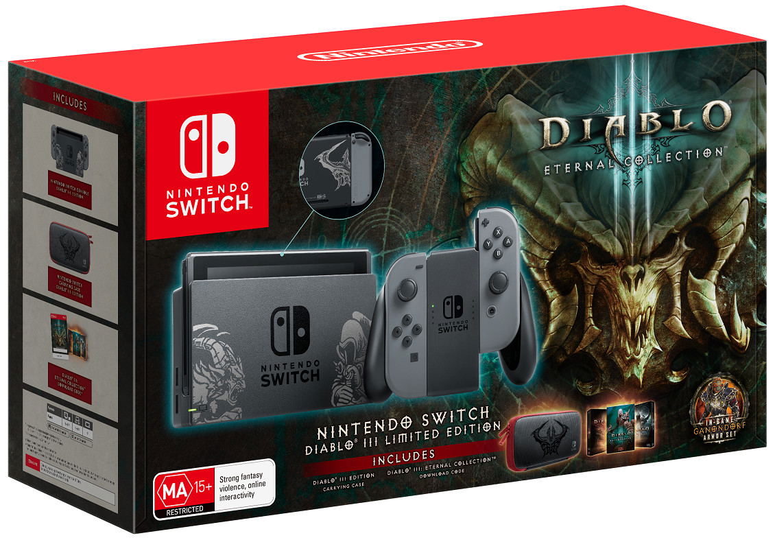 Nintendo Switch Diablo III Console Bundle [Limited Edition]