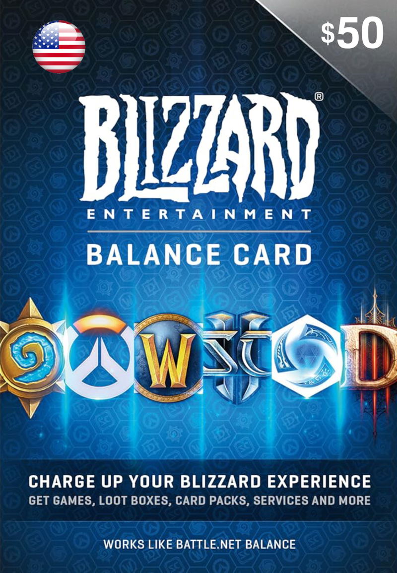 Blizzard Gift Card (USD 50) <span class="ext ext_digital">digital</span> image 1