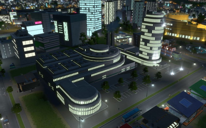 Cities: Skylines - Content Creator Pack: High-Tech Buildings (DLC) <span class="ext" style="background-color: #B0000F; color: #FFFFFF;">DLC</span> <span class="ext" style="background-color: #2a475e; color: #FFFFFF;">STEAM</span> <span class="ext ext_digital">digital</span> image 2