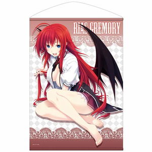 High School DxD Original Ver. B2 Wall Scroll: Rias Dokidoki (Re-run)_