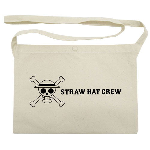 One Piece - Straw Hat Crew Musette Bag Natural image 1