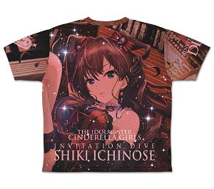 The Idolm@ster Cinderella Girls - Invitation Dive Shiki Ichinose Double-sided Full Graphic T-shirt (S Size)