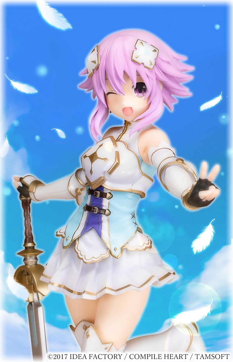 Cyberdimension Neptunia 4 Goddesses Online 1/7 Scale Pre-Painted Figure: Holy Knight Neptune image 15