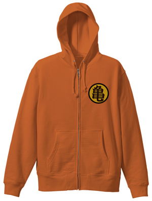 Dragon Ball Z - Turtle Mark Zippered Hoodie Orange (L Size)_