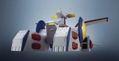 Kikan Taizen Mobile Suit Gundam 1/1700 Scale Pre-Painted Figure: Pegasus-Class Assault Landing Craft White Base thumbnail 10