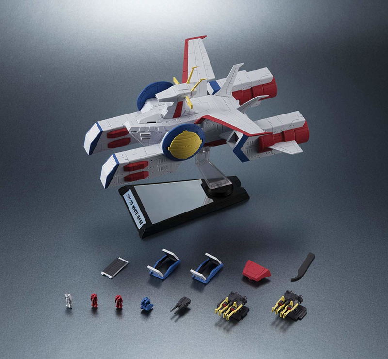 Kikan Taizen Mobile Suit Gundam 1/1700 Scale Pre-Painted Figure: Pegasus-Class Assault Landing Craft White Base image 6