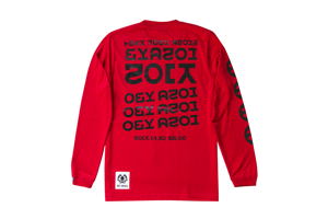 Splatoon 2 Tako Long Sleeve T-shirt Red (S Size)
