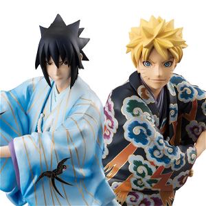 G.E.M. Series Naruto: Naruto Uzumaki & Sasuke Uchiha Kabuki Edition Set