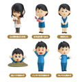 Irasutoya Collectible Figures 01 (Set of 6 pieces) thumbnail 2