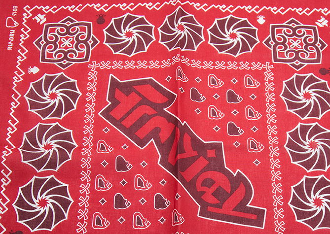 Splatoon 2 - Yakifugu Biscuit Bandana Red image 4