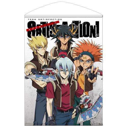 Yu-Gi-Oh! 5D's B2 Wall Scroll: Team Satisfaction no Manzoku Shiyouze! (Re-run) image 1