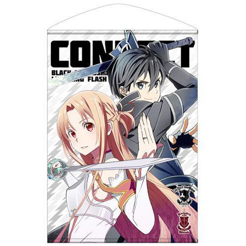 Sword Art Online the Movie Ordinal Scale B2 Wall Scroll: Kirito & Asuna (Re-run) image 1