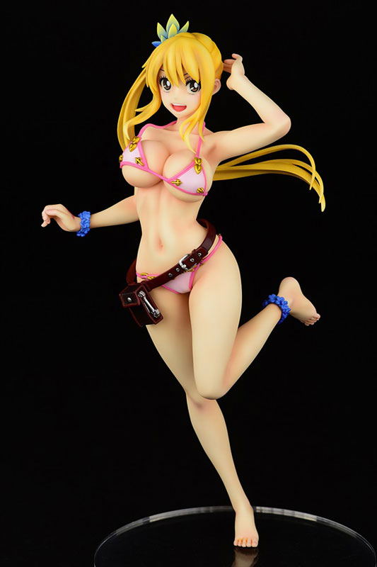 Fairy Tail 1/6 Scale Pre-Painted Figure: Lucy Heartfilia Swimsuit Gravure Style Ver. Side Tail image 1