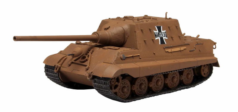 Girls und Panzer Tenohira Senshado Collection 1/72 Scale Pre-Painted Figure: Tank Destroyer Jagdtiger Kuromorimine Girls High School image 1
