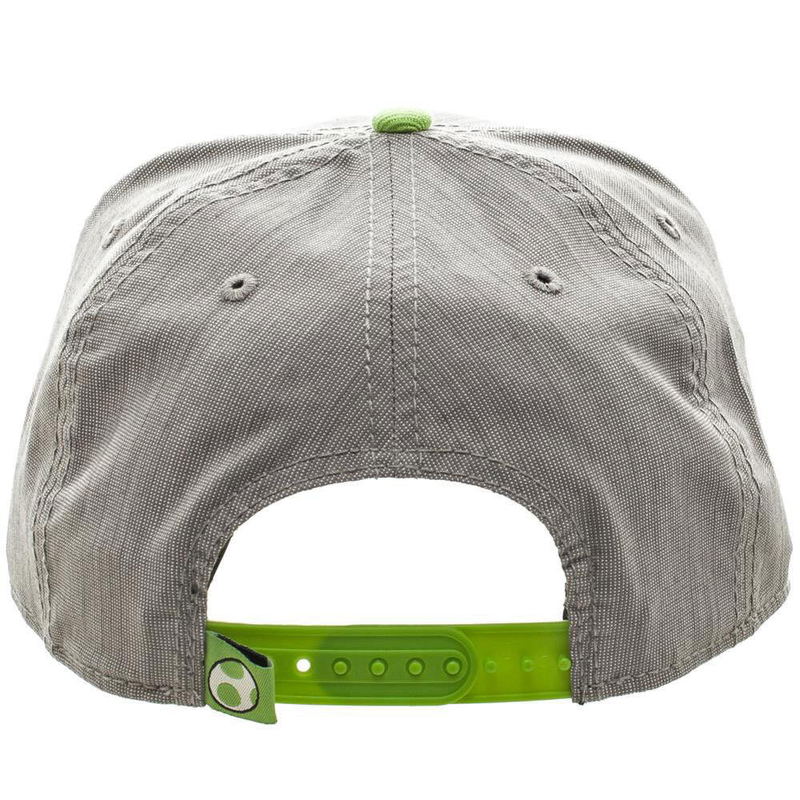 Nintendo Super Mario Bros. Yoshi Rubber Logo Snapback Baseball Cap image 3