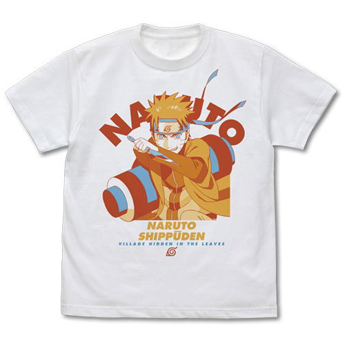 Naruto Shippuden - Naruto Uzumaki T-shirt White (XL Size) image 1