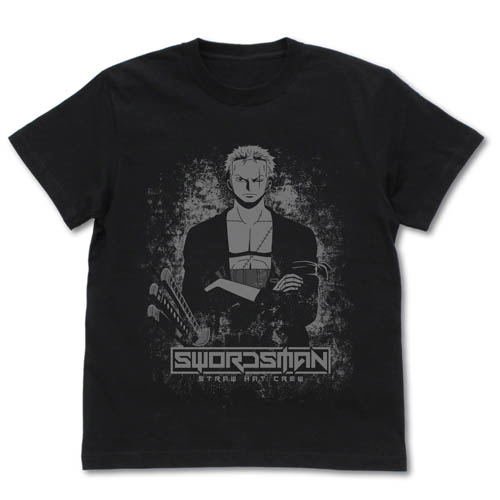 One Piece - Three Swords Zoro T-shirt Black (S Size) image 1