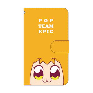 Pop Team Epic Book Style Smartphone Case Popuko (L Size)