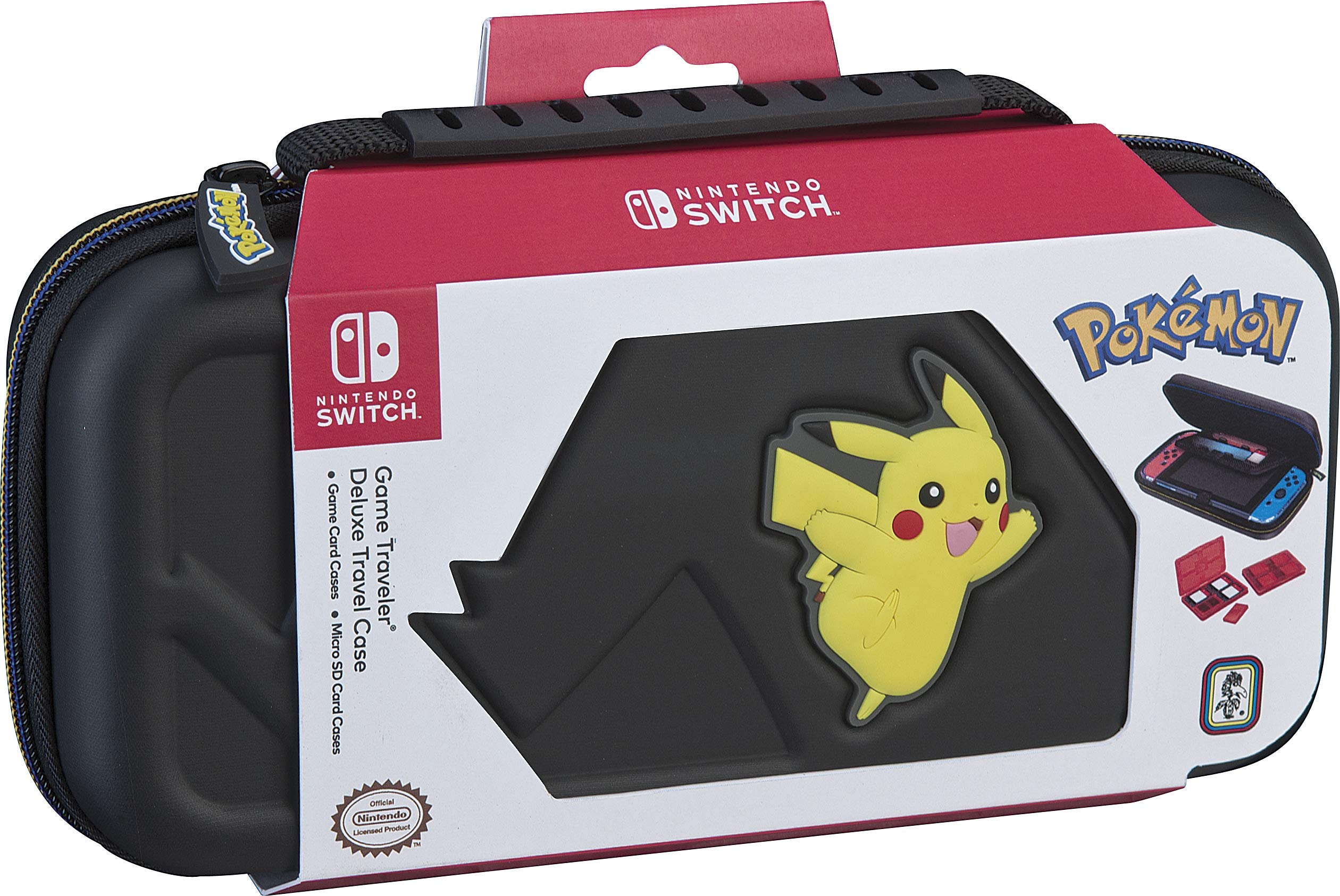 Game Traveler Deluxe Travel Case Pokemon for Nintendo Switch (Pikachu ...