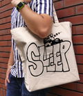 One Piece - Dreaming Chopper Large Tote Bag Natural thumbnail 2